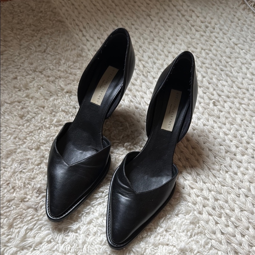 Stella McCartney Black Heeled Pumps